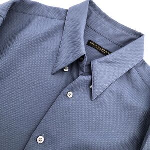 Donna Karan Signature Long Sleeve Button Collar Dress Shirt Men's Size Medium